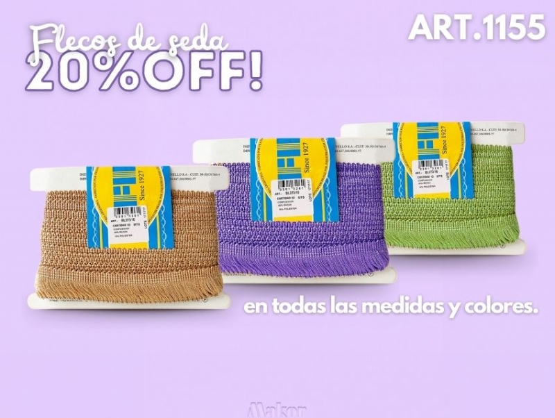 FLECOS DE SEDA EN PROMO